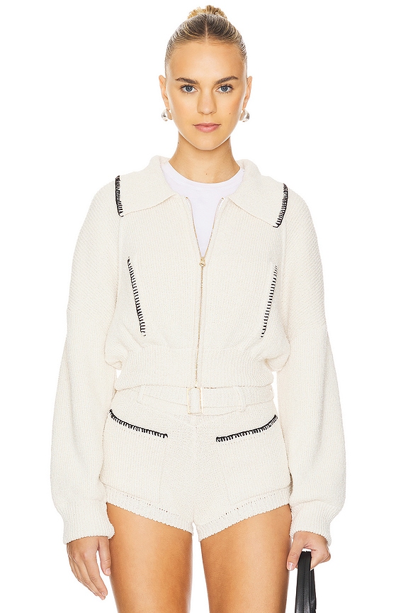 view 2 of 6 x REVOLVE Cara Knitted Jacket in Ivory