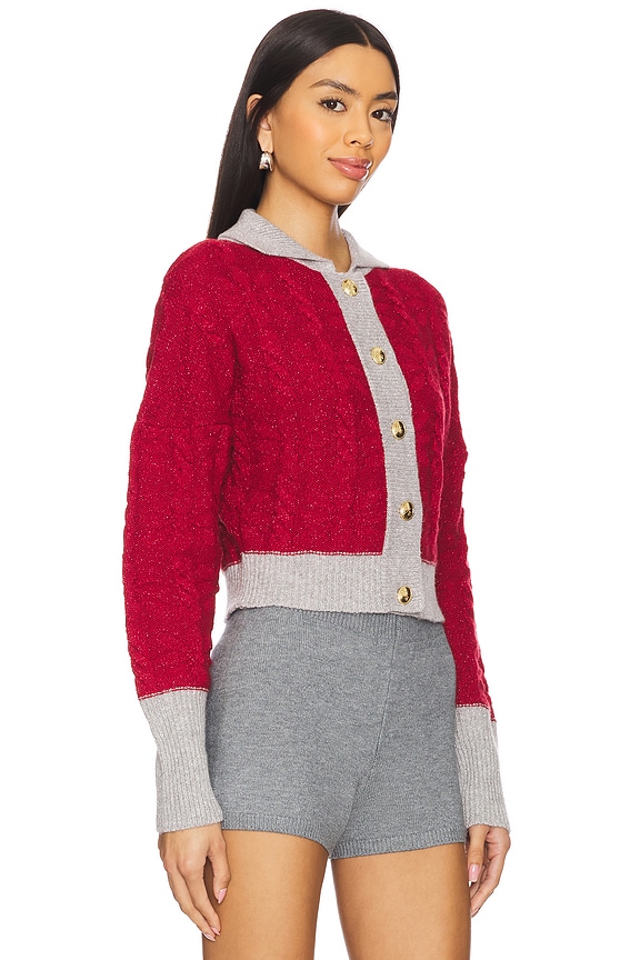 view 2 of 5 Bella Cardigan in Ruby