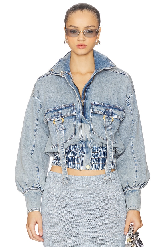 view 2 of 5 Diana Denim Parker Jacket in Light Wash