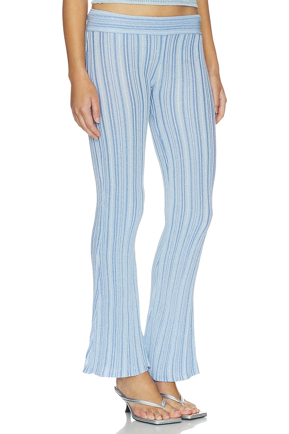view 2 of 6 PANTALON MARIBEL in Sea Mist & Sailord Blue Stripe