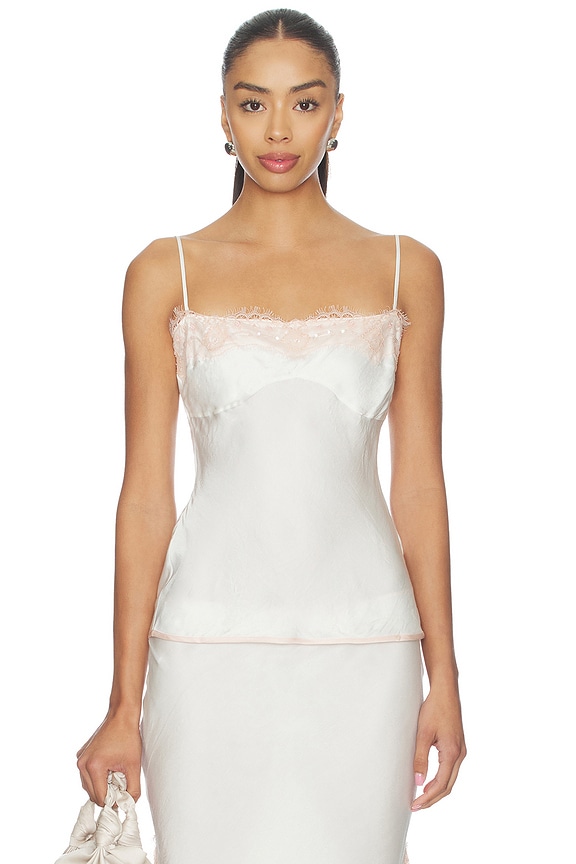 view 1 of 5 Nikolina Camisole in Salt & Pink Salt