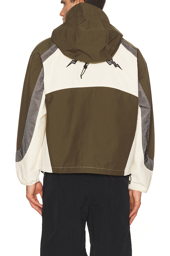 view 2 of 6 Mesh Windbreaker Jacket in Bone