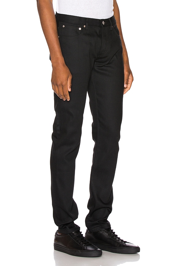 view 2 of 4 Petite Standard Straight Leg Jeans in Black