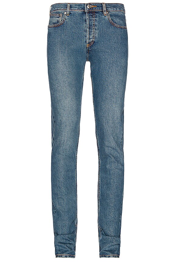 view 2 of 3 Petit Standard Straight Leg Jean in Washed Indigo