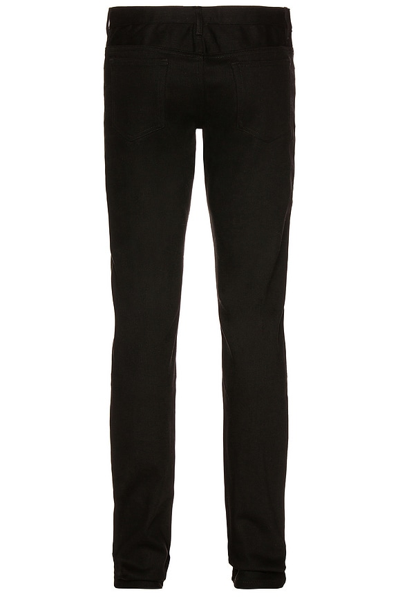 view 2 of 3 Petit Standard Straight Leg Jean in Black