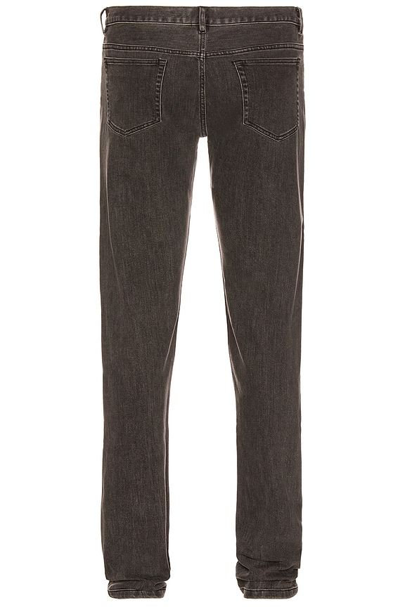 view 2 of 3 Petit Standard Straight Leg Jean in Grey