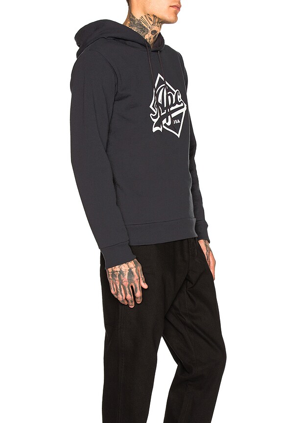 view 2 of 4 SWEAT À CAPUCHE WAYNE in Dark Navy