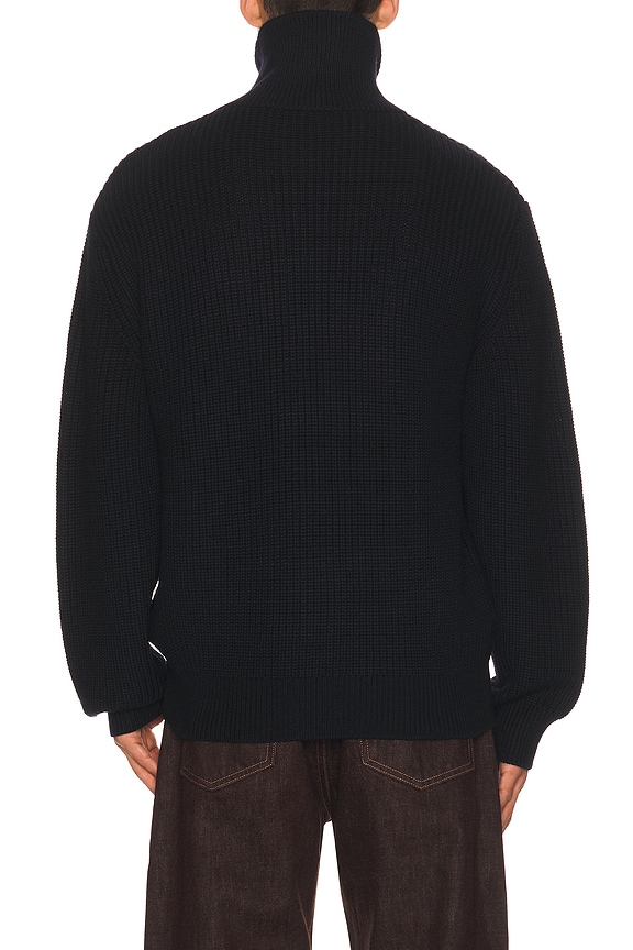 view 2 of 4 Daniel Zip Sweater in Dark Navy