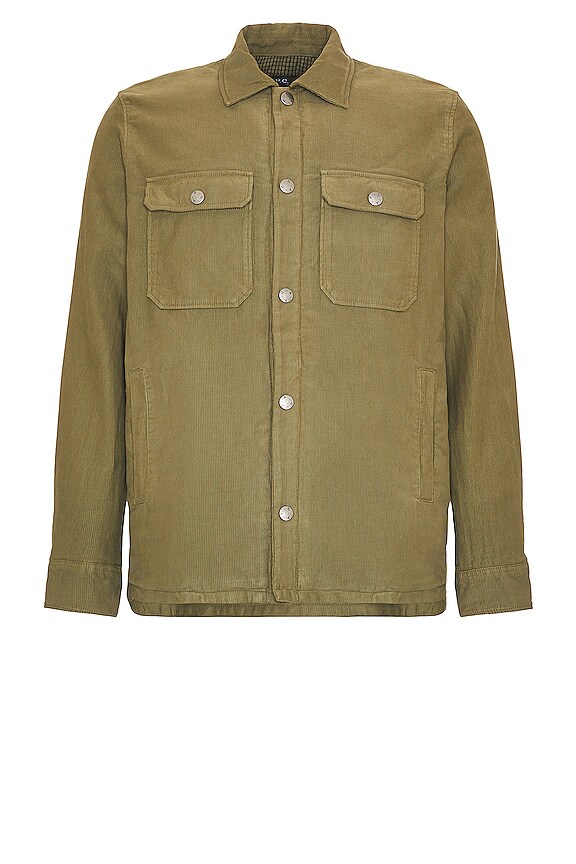 A.P.C. Alex Blouson Jacket in Light Khaki | REVOLVE