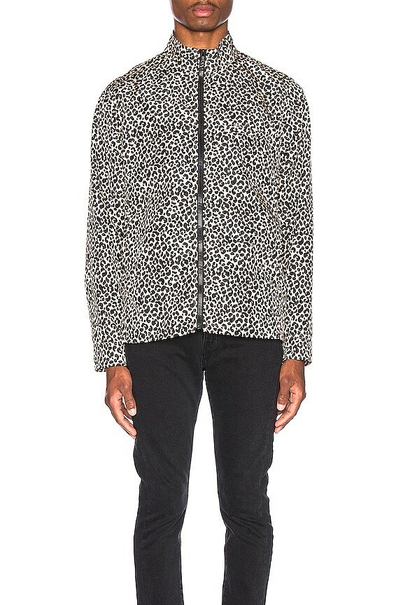 view 2 of 5 Leopard Jacket in Beige