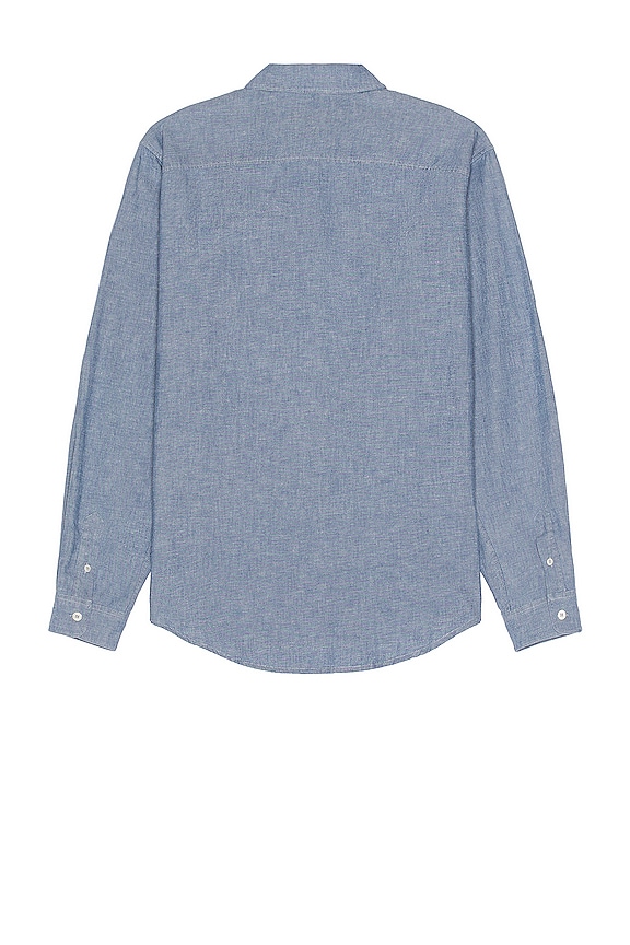 view 2 of 5 Chemise Hector Logo Shirt in Indigo