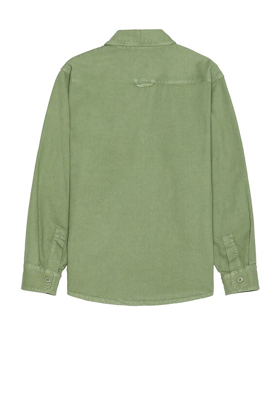 view 2 of 3 Surchemise Basile Brodee Poitrine in Light Khaki