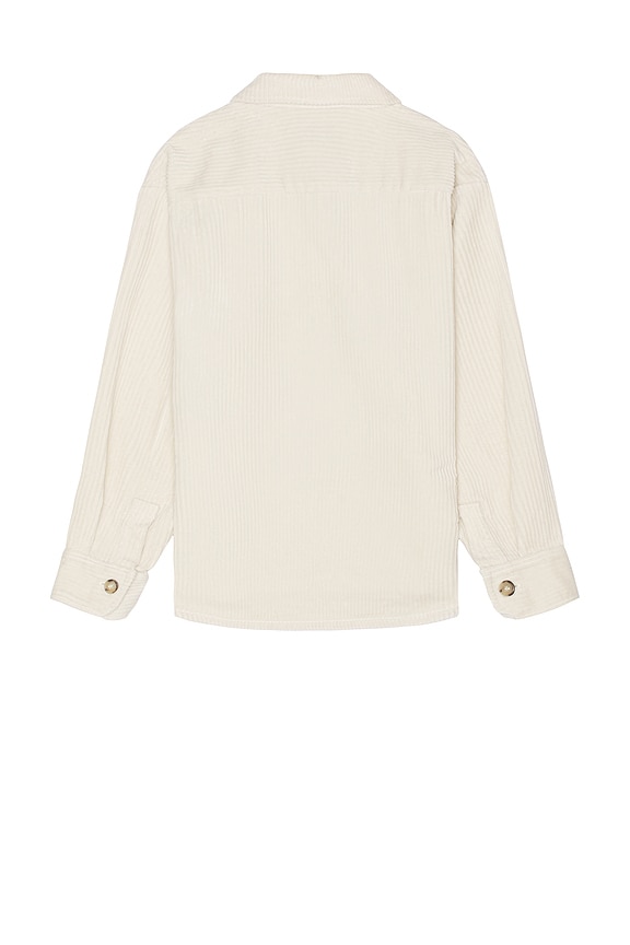 view 2 of 3 T-SHIRT MANCHES LONGUES SURCHEMISE BORIS in Ecru