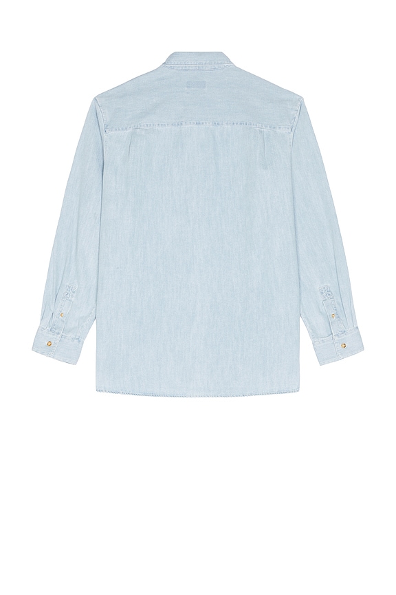 view 2 of 4 Chemise Mathias Long Sleeve Shirt in Pale Blue