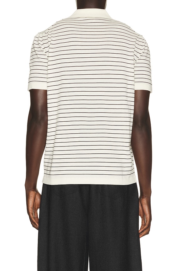 view 2 of 5 Tristan Polo in Ecru & Kaki