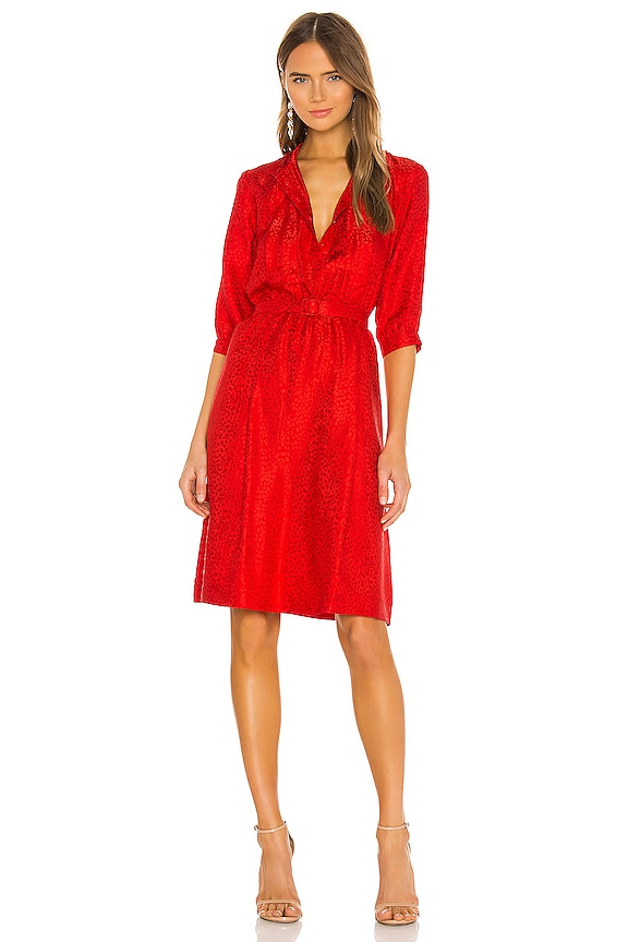 view 1 of 4 Marion Dress in Rouge