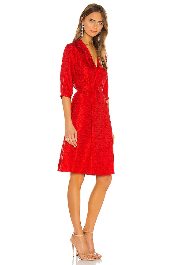 view 2 of 4 Marion Dress in Rouge
