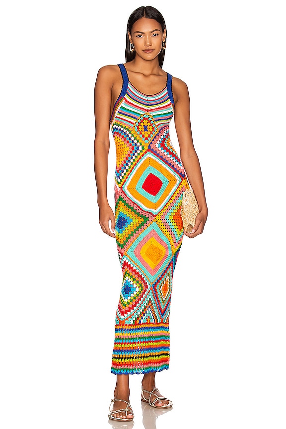 view 1 of 3 VESTIDO QUADRICOR in Multicolor