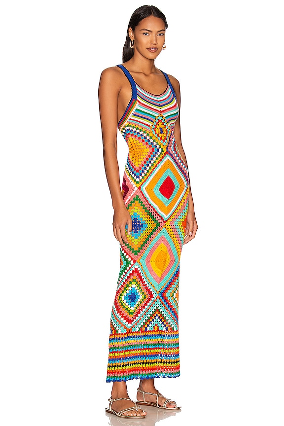view 2 of 3 VESTIDO QUADRICOR in Multicolor