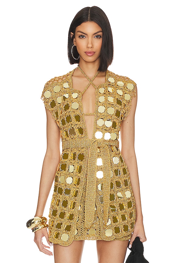 view 2 of 5 Translucid Kimono in Gold