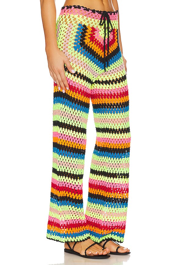 view 2 of 4 x REVOLVE Multicolor Pants in Neon Green