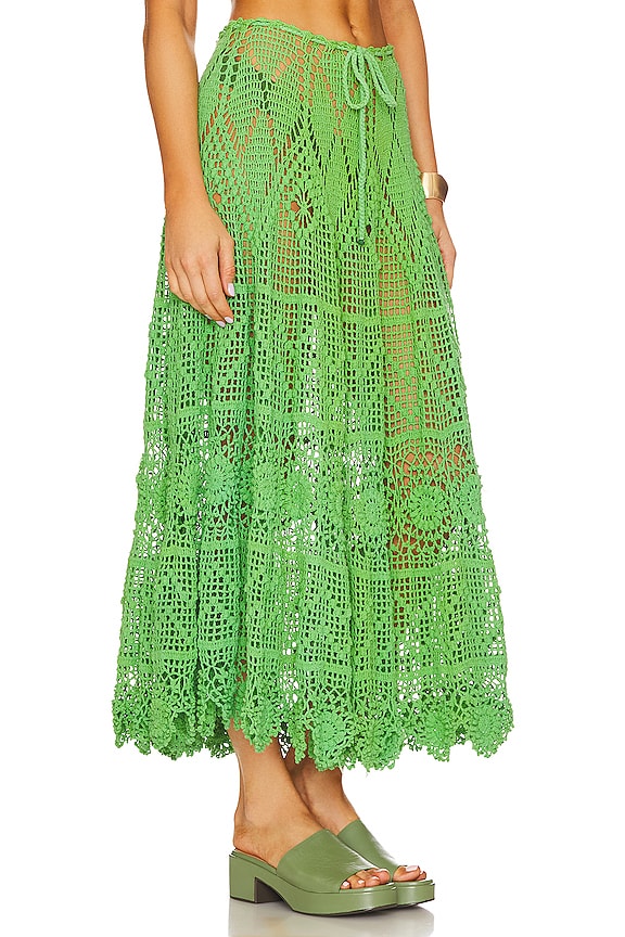 view 2 of 4 x REVOLVE Joyce Skirt in Soft Green