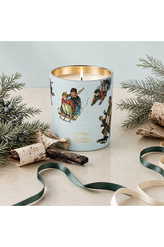 view 2 of 4 X Norman Rockwell Juniper Birch Classic Candle in 