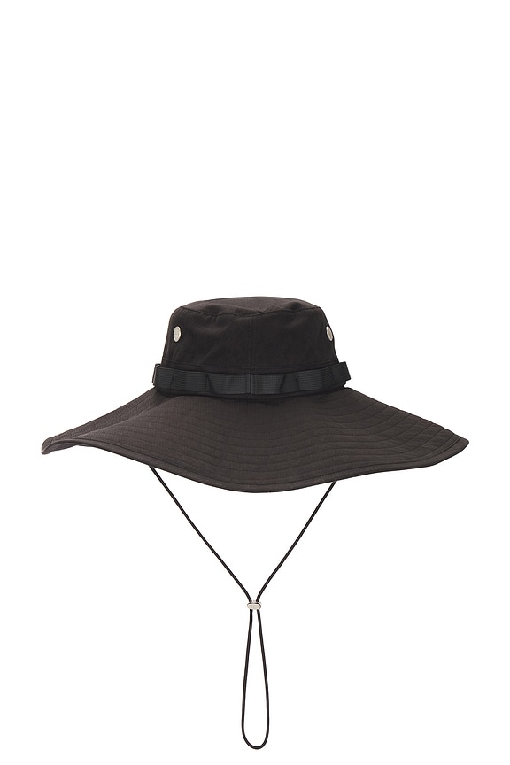 view 2 of 2 Wide Safari Bucket Hat in Black