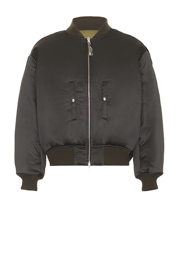 view 2 of 7 Reversible MA-1 Bomber in Khaki