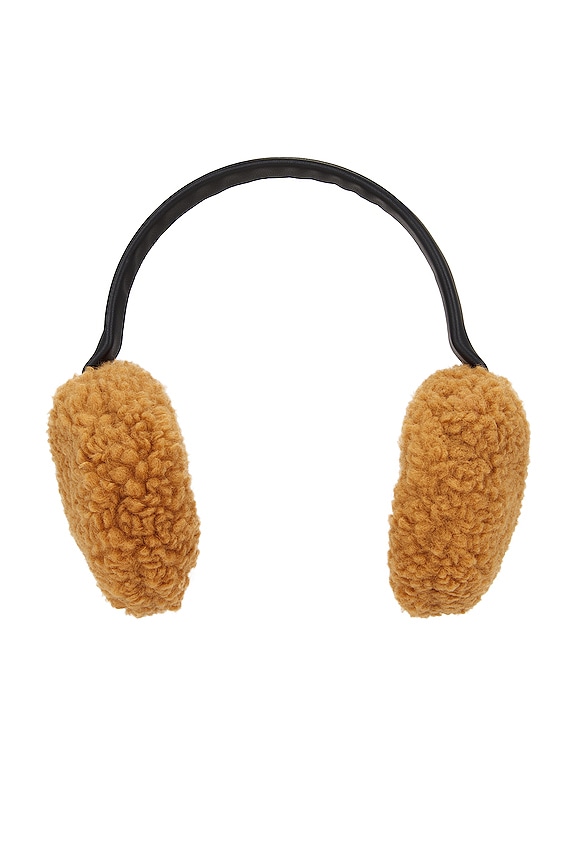 view 2 of 3 Esme Bouclette Ear Muffs in Hazelnut
