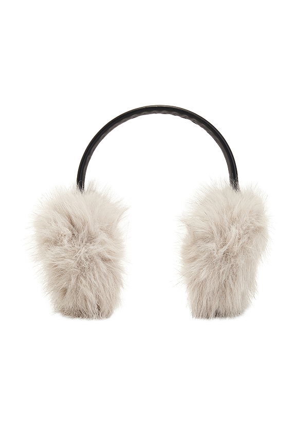 view 2 of 3 Esme Tinsel Earmuffs in Silver