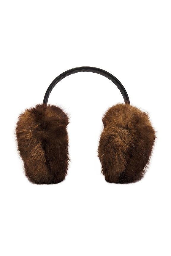 view 2 of 3 Esme Faux Mink Earmuffs in Mink