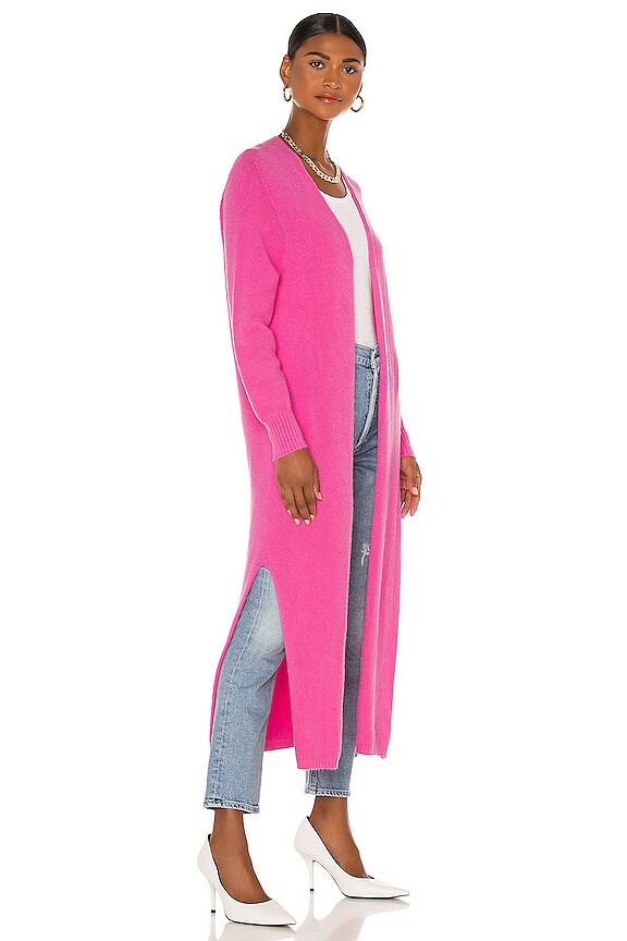 view 2 of 4 Aria Cardigan in Bubble Pink