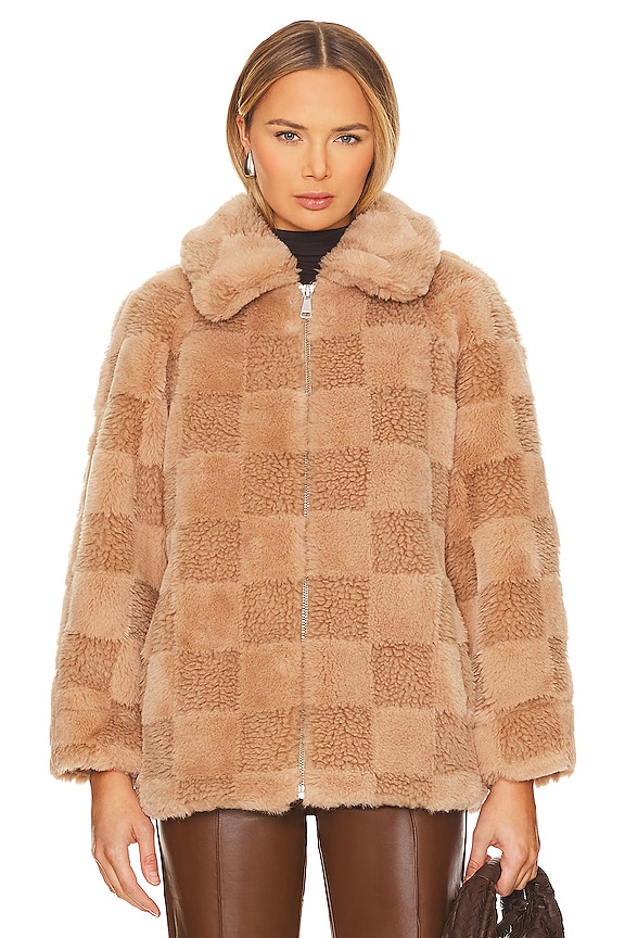 view 2 of 5 CHAQUETA LUCY in Butterscotch Checker