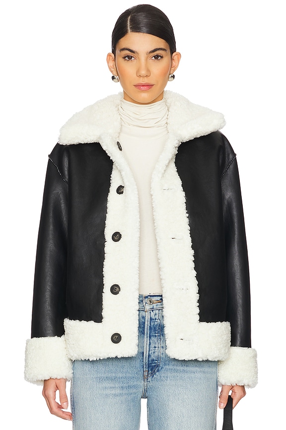 view 2 of 5 Charlie Reversible Short Coat in Blanc