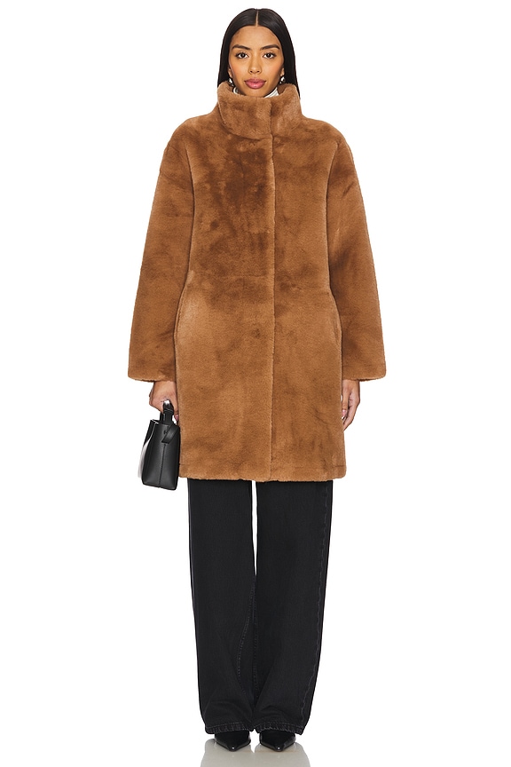 view 2 of 4 Blair Mid Length Coat in Camel