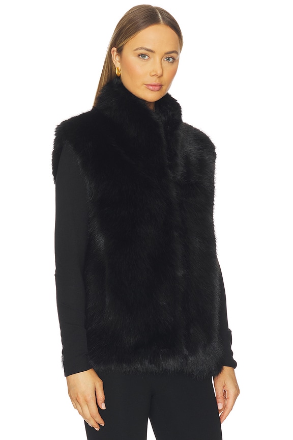 view 2 of 4 Laila Sable Vest in Noir