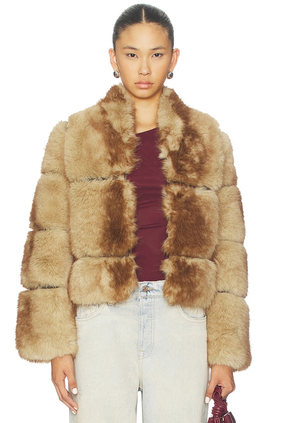 view 2 of 5 Sai Mink Coat in Blonde Mink