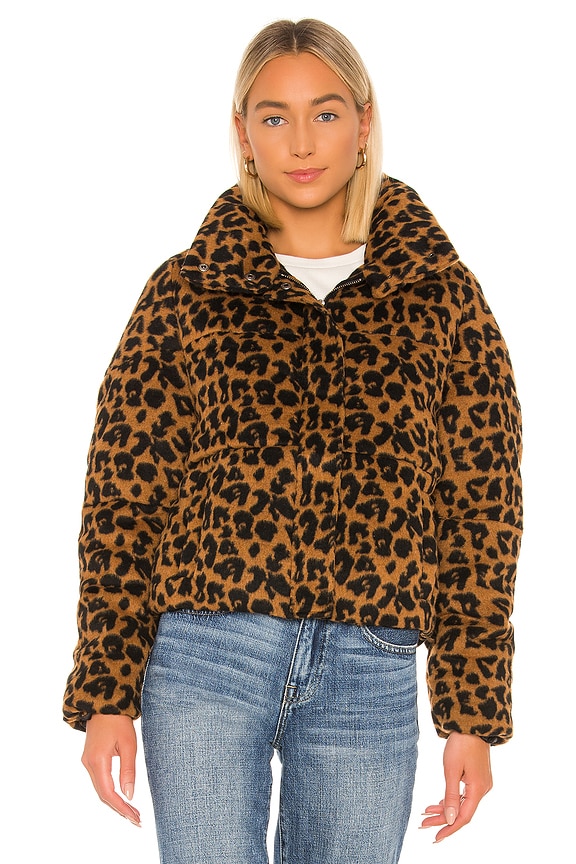 view 2 of 5 PAULA ダウンジャケット in Chocolate Leopard