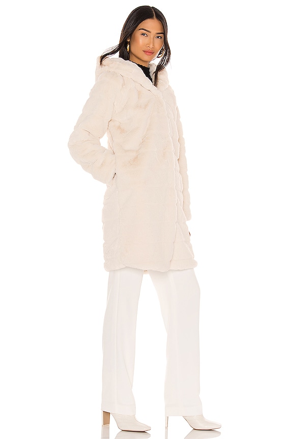 view 2 of 4 Celina Faux Fur Coat in Ivory