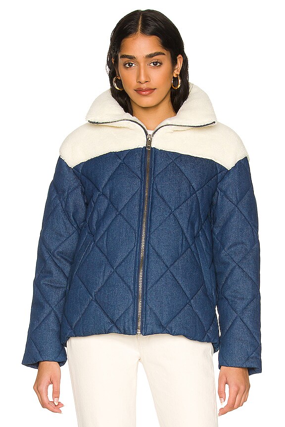 view 2 of 4 CHAQUETA DENIM MATT in Denim, Ivory