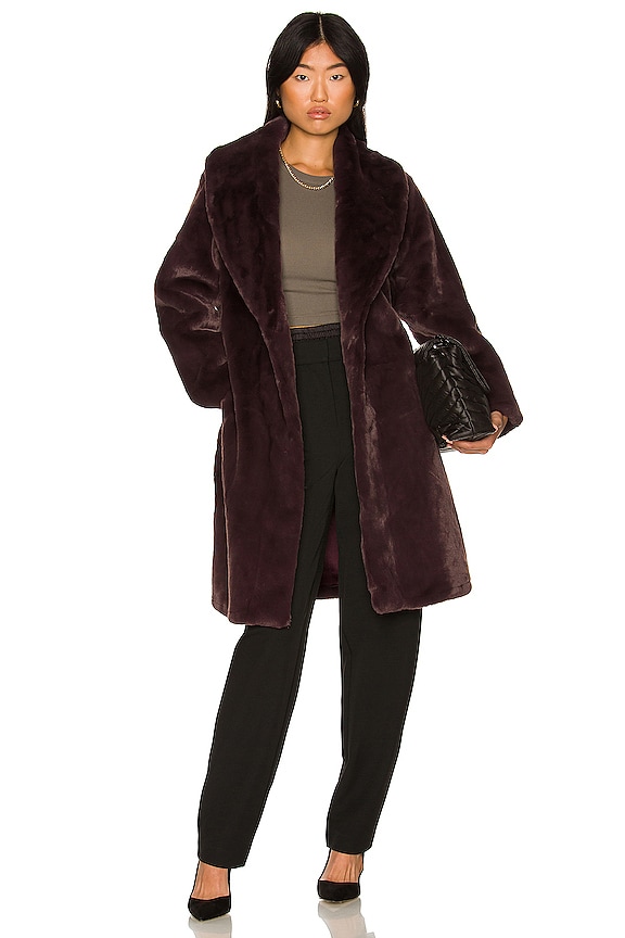 view 1 of 4 Bree Coat in Tobacco