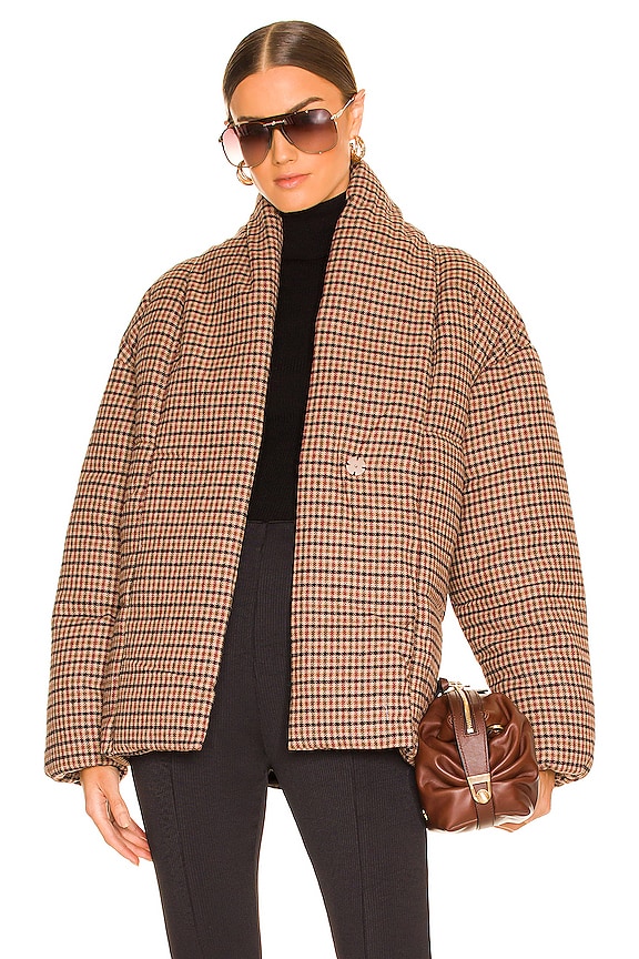 view 2 of 5 Maggie Jacket in Brown Plaid