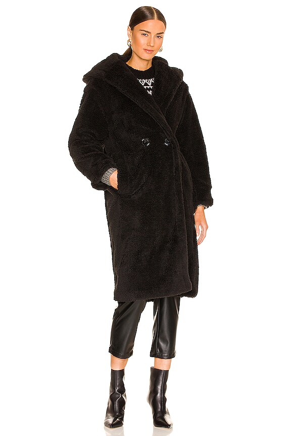 view 2 of 4 MANTEAU MIA in Noir