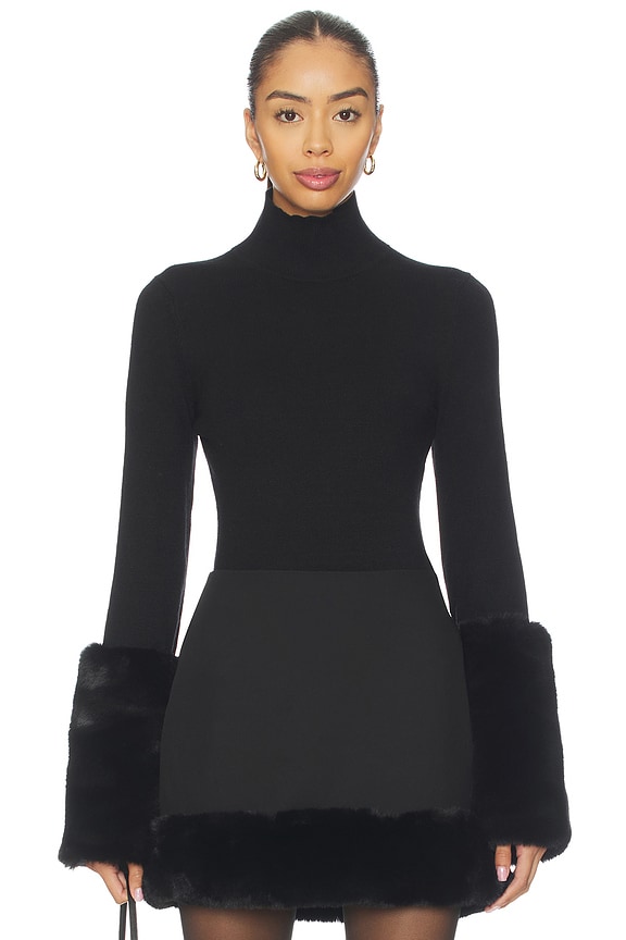 view 1 of 4 Mountain Cuff Turtleneck in Noir