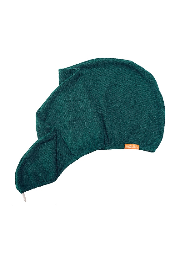 view 1 of 2 SERVIETTE POUR CHEVEUX LIMITED EDITION in Emerald