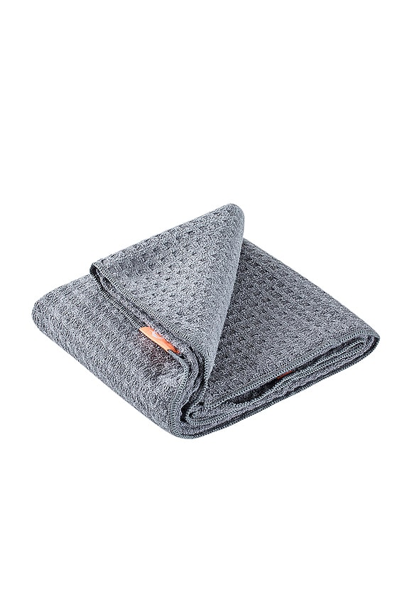 view 2 of 3 Waffle Luxe Hair Towel in Moody Grey