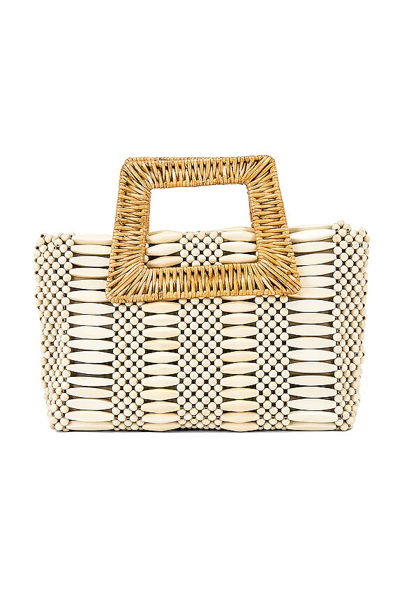 view 2 of 4 SAC À MAIN CERISE in Cream