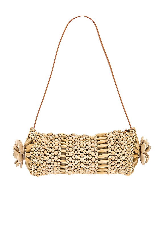 view 2 of 4 FLORA 숄더백 in Natural