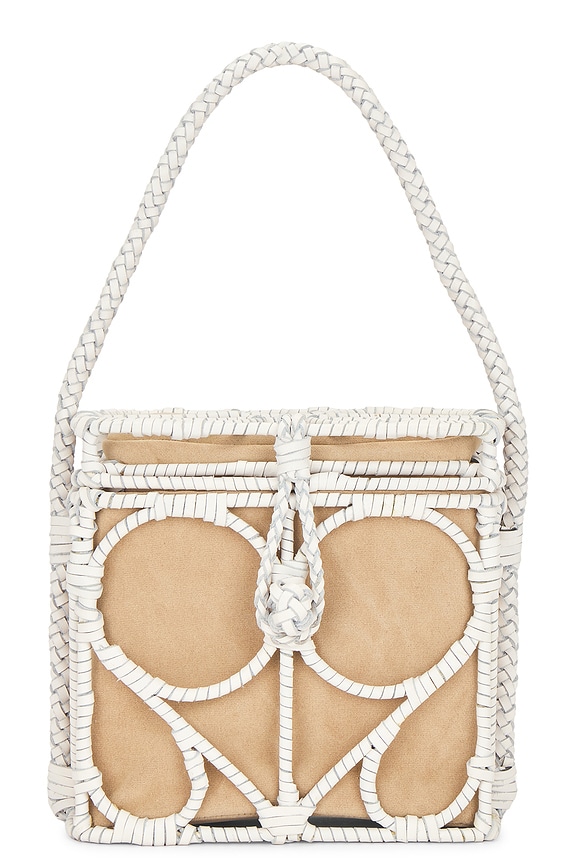 view 1 of 4 SAC PORTÉ ÉPAULE ARDIANA LEATHERMINI in White